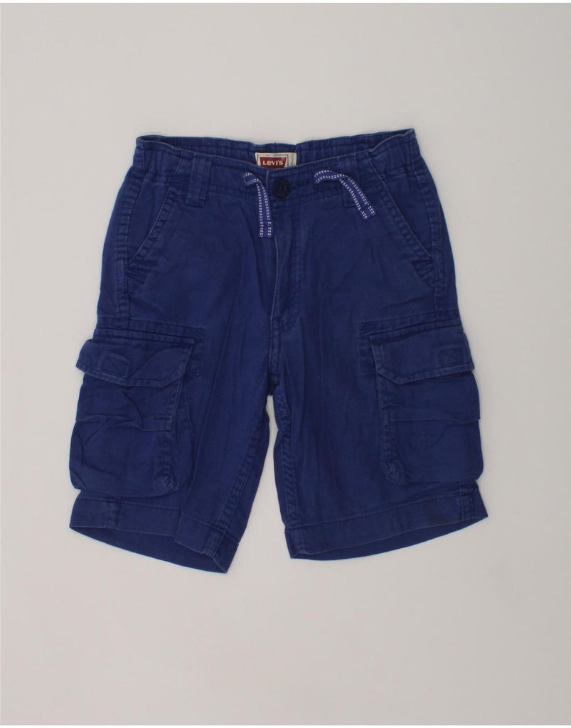 LEVI'S Boys Cargo Shorts 4-5 Years W20  Navy Blue Cotton | Vintage Levi's | Thrift | Second-Hand Levi's | Used Clothing | Messina Hembry 