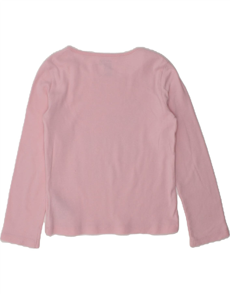 GAP Girls Graphic Top Long Sleeve 4-5 Years Pink Cotton | Vintage Gap | Thrift | Second-Hand Gap | Used Clothing | Messina Hembry 