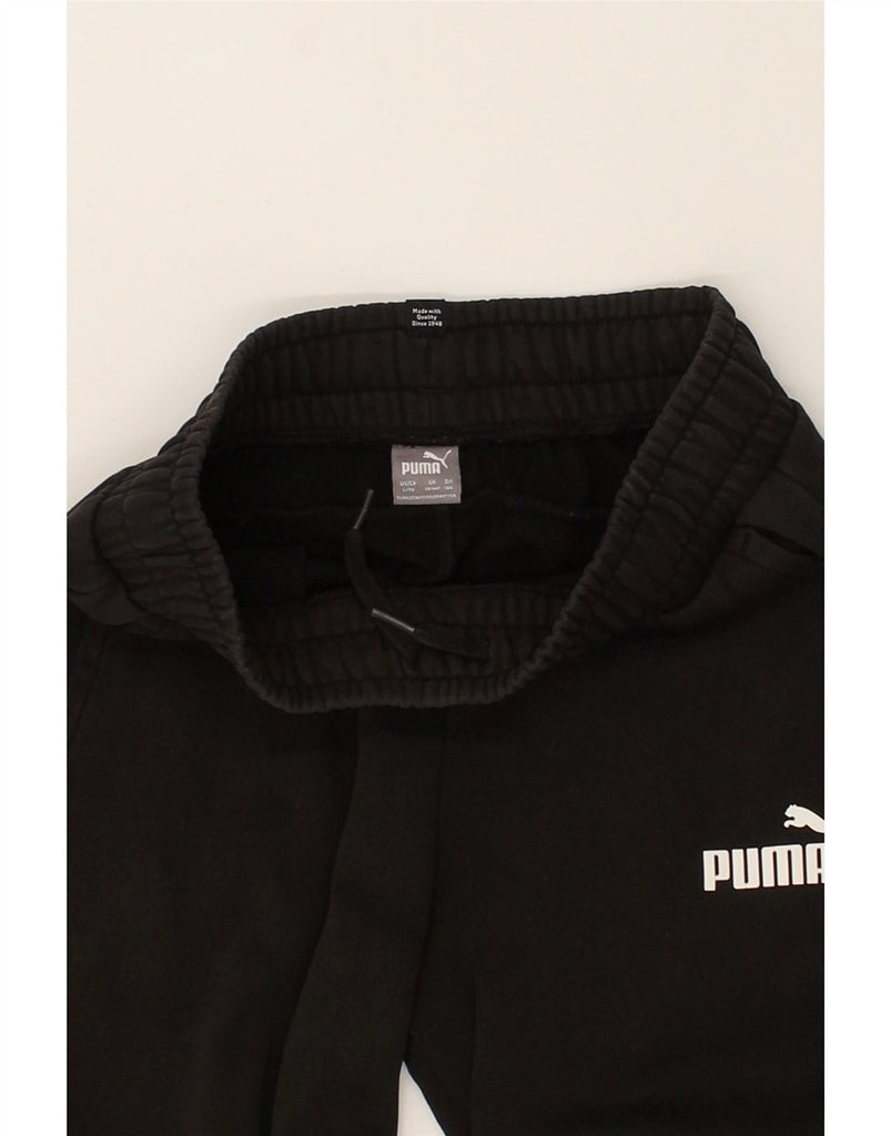 PUMA Boys Tracksuit Trousers Joggers 13-14 Years Black | Vintage Puma | Thrift | Second-Hand Puma | Used Clothing | Messina Hembry 