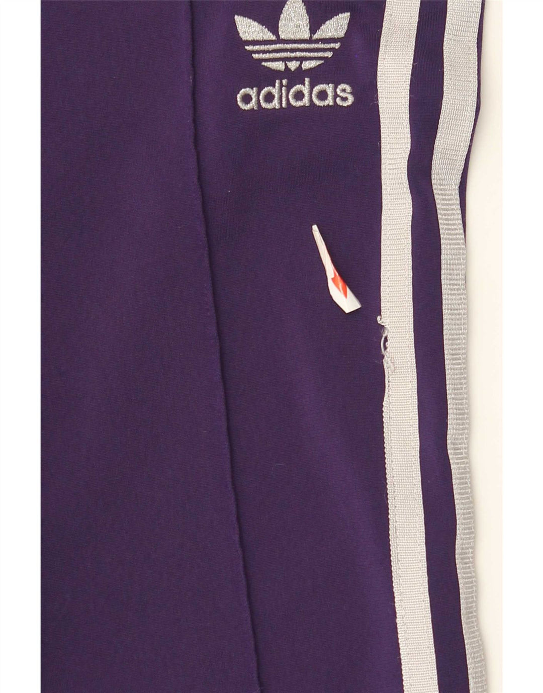 Adidas Womens Tracksuit Trousers EU 34 XS Purple Polyester