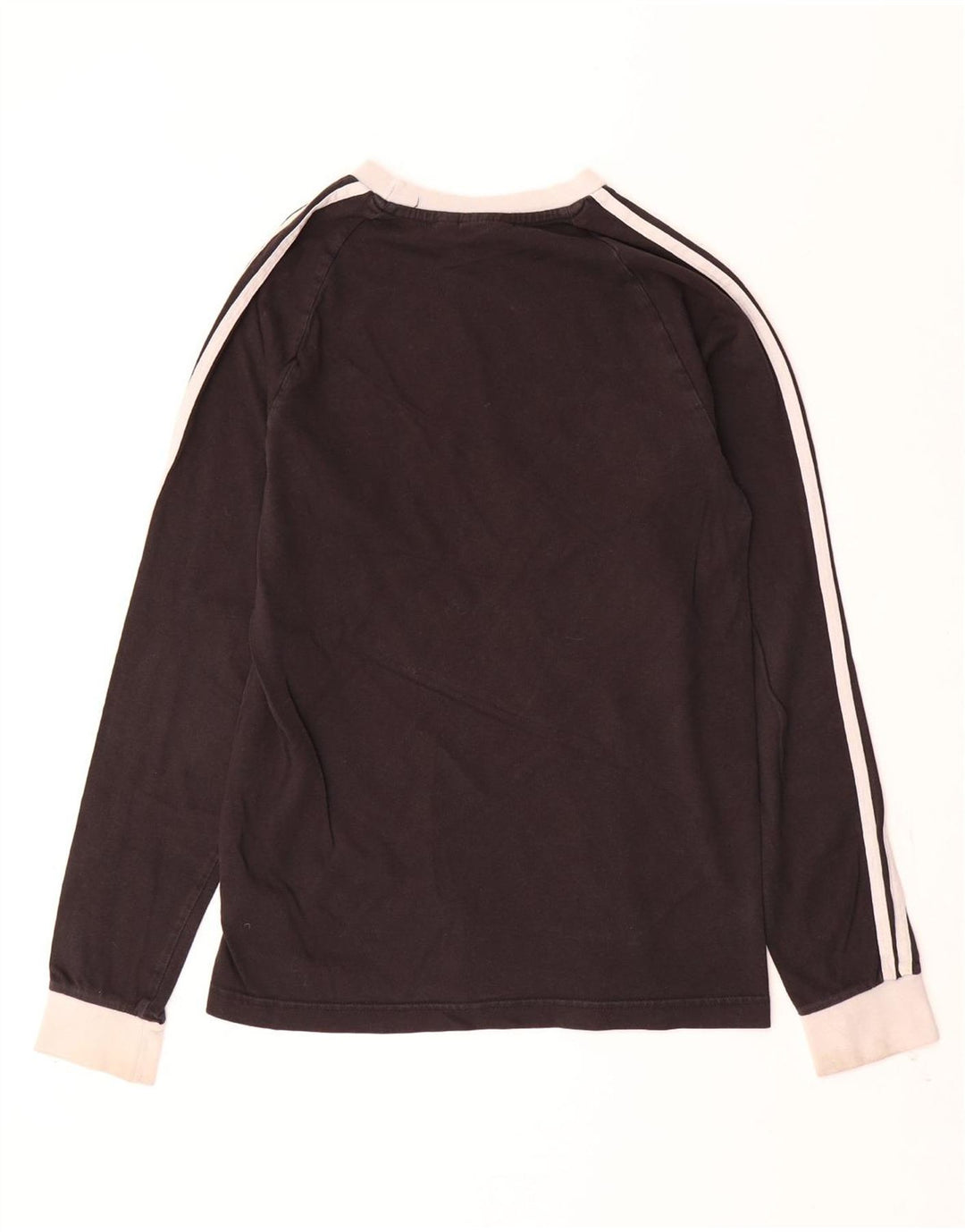 ADIDAS Mens Top Long Sleeve XS Black Cotton