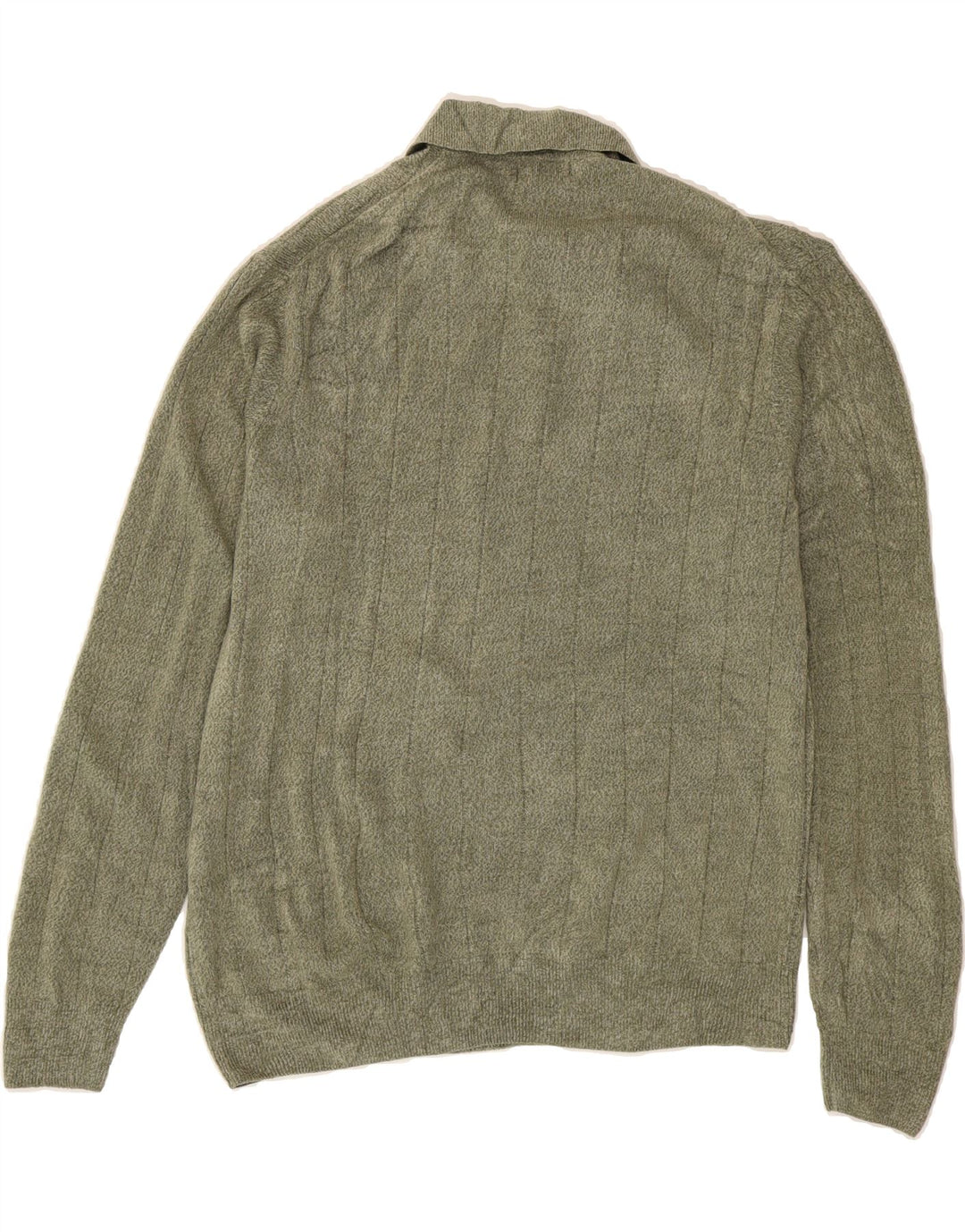 DOCKERS Mens Polo Neck Jumper Sweater Large Green Acrylic Vintage Dockers and Second-Hand Dockers from Messina Hembry 