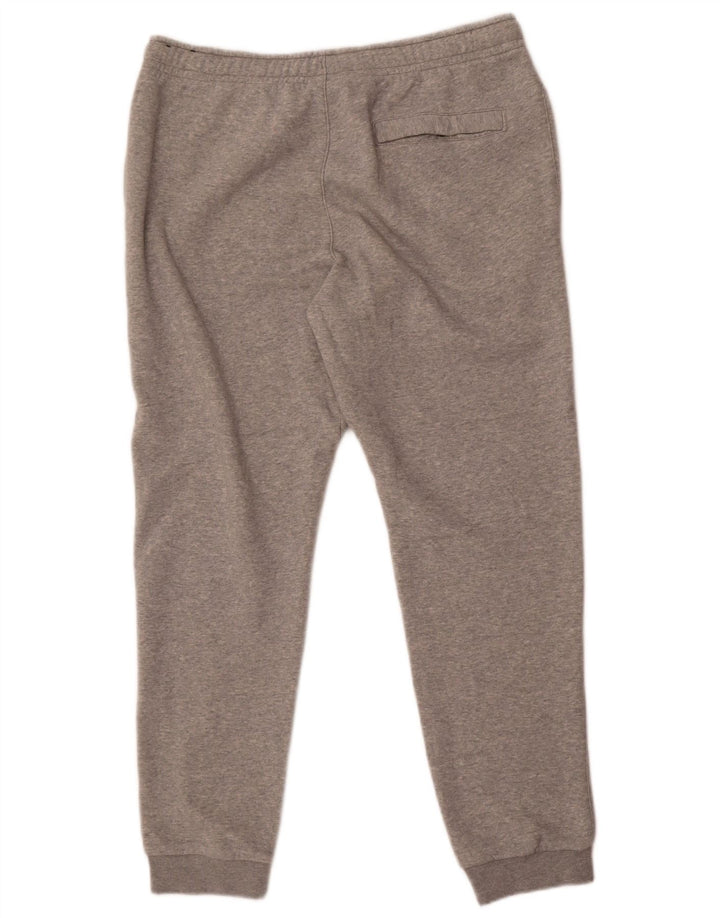 Nike Mens Tracksuit Trousers Joggers Large Grey Cotton