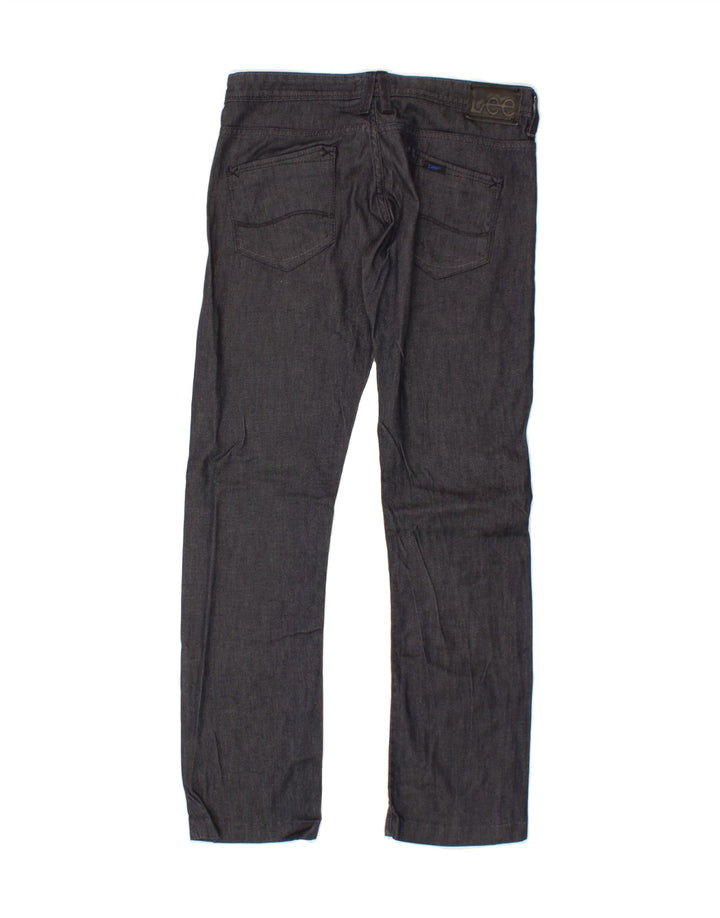 LEE Womens Straight Jeans W29 L29 Navy Blue Cotton Vintage Lee and Second-Hand Lee from Messina Hembry 