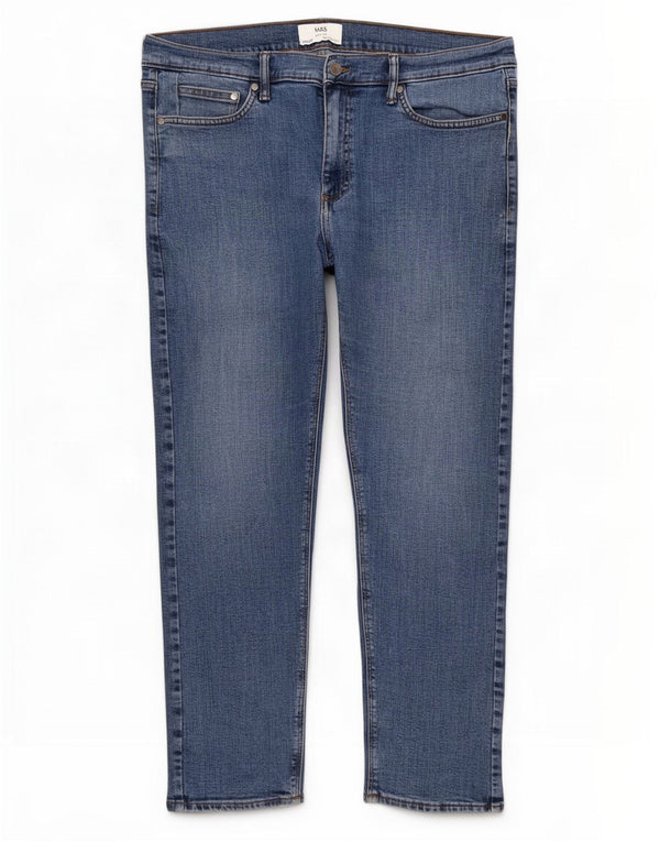 Marks & Spencer Mens Slim Jeans W36 L29 Blue Cotton