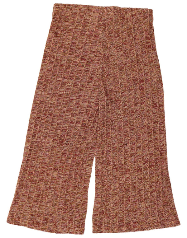 Zara Womens Capri Tracksuit Trousers UK 14 Large  Multicoloured Flecked