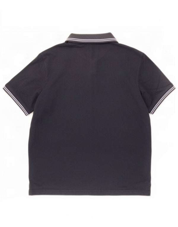 Champion Mens Polo Shirt Medium Navy Blue Cotton
