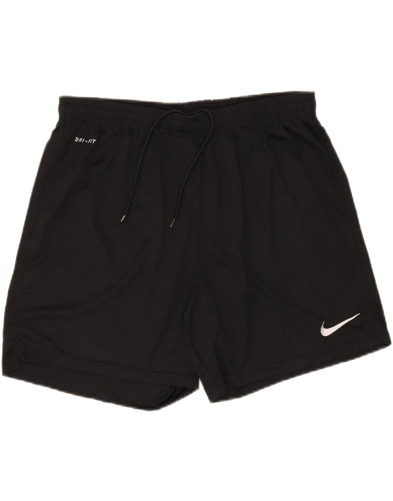 NIKE Mens Dri Fit Sport Shorts Large  Black Polyester Vintage Nike and Second-Hand Nike from Messina Hembry 