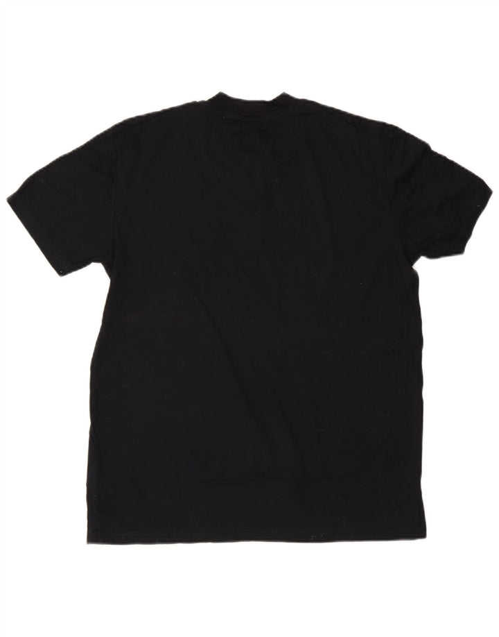 Cos Mens T-Shirt Top Medium Navy Blue Cotton