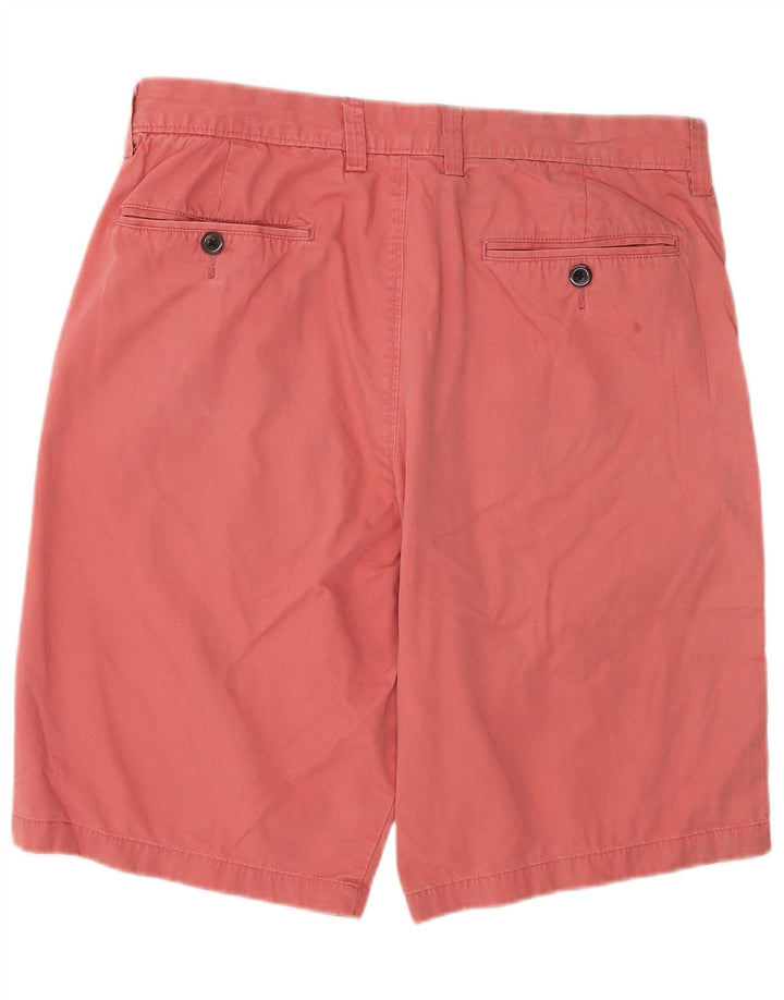 J. CREW Mens Club Chino Shorts W31 Medium Red Cotton