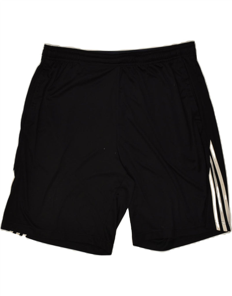 ADIDAS Mens Climalite Sport Shorts XL Black | Vintage Adidas | Thrift | Second-Hand Adidas | Used Clothing | Messina Hembry 