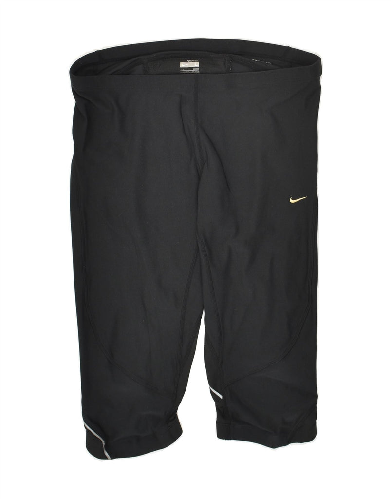 NIKE Girls Sport Shorts 14-15 Years Large Black | Vintage Nike | Thrift | Second-Hand Nike | Used Clothing | Messina Hembry 