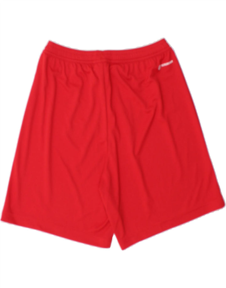 ADIDAS Mens Aeroready Sport Shorts Small Red Polyester Vintage Adidas and Second-Hand Adidas from Messina Hembry 