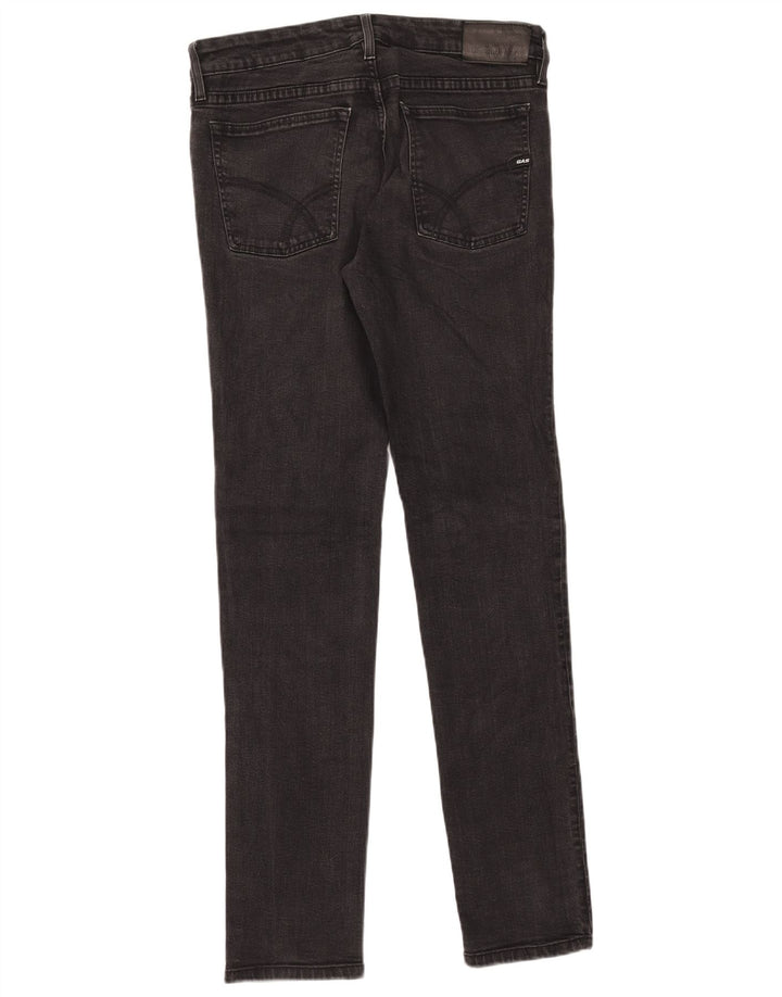 Gas Womens Anders Slim Jeans W33 L34 Black Cotton