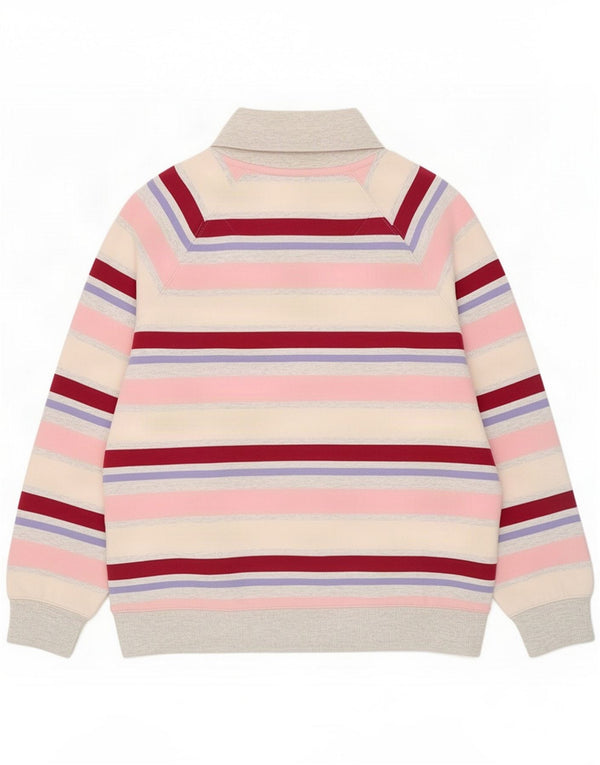 Crew Clothing Womens Sweatshirt Jumper UK 14 Large Multicoloured Striped