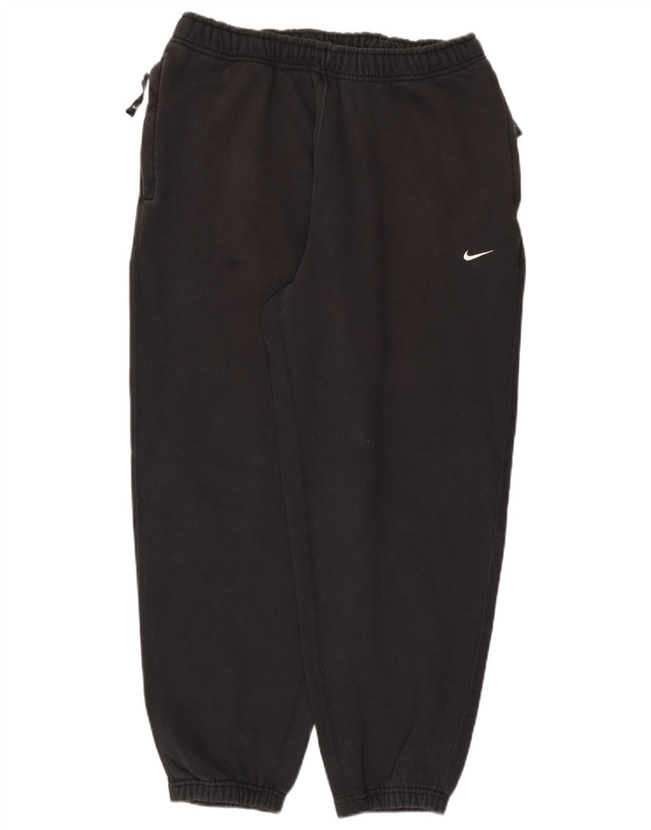 Nike Mens Tracksuit Trousers Joggers Large Black Cotton