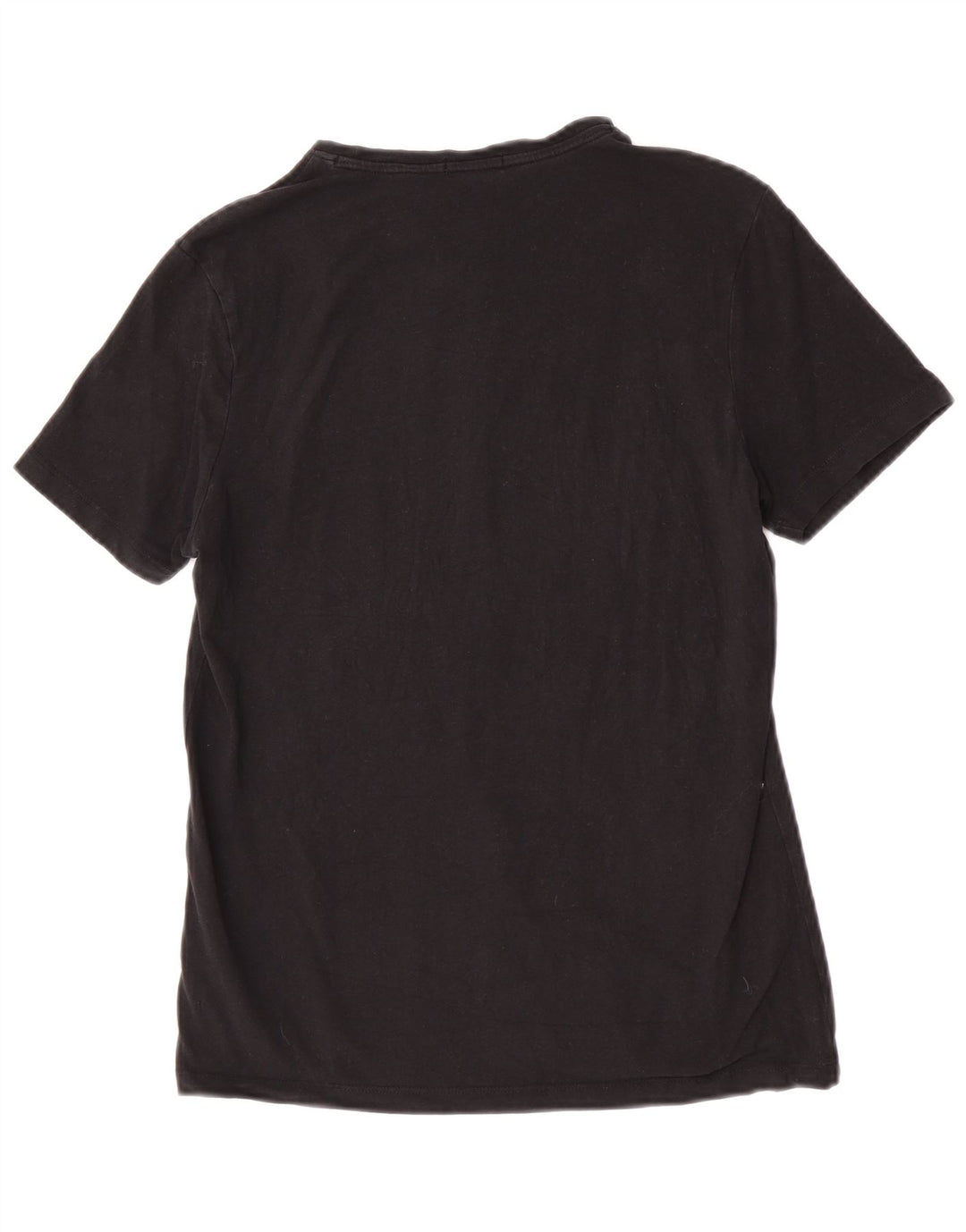 Liu Jo Mens Graphic T-Shirt Top Small Black Cotton