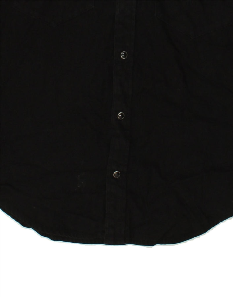 LEE Mens Shirt Small Black Cotton Vintage Lee and Second-Hand Lee from Messina Hembry 