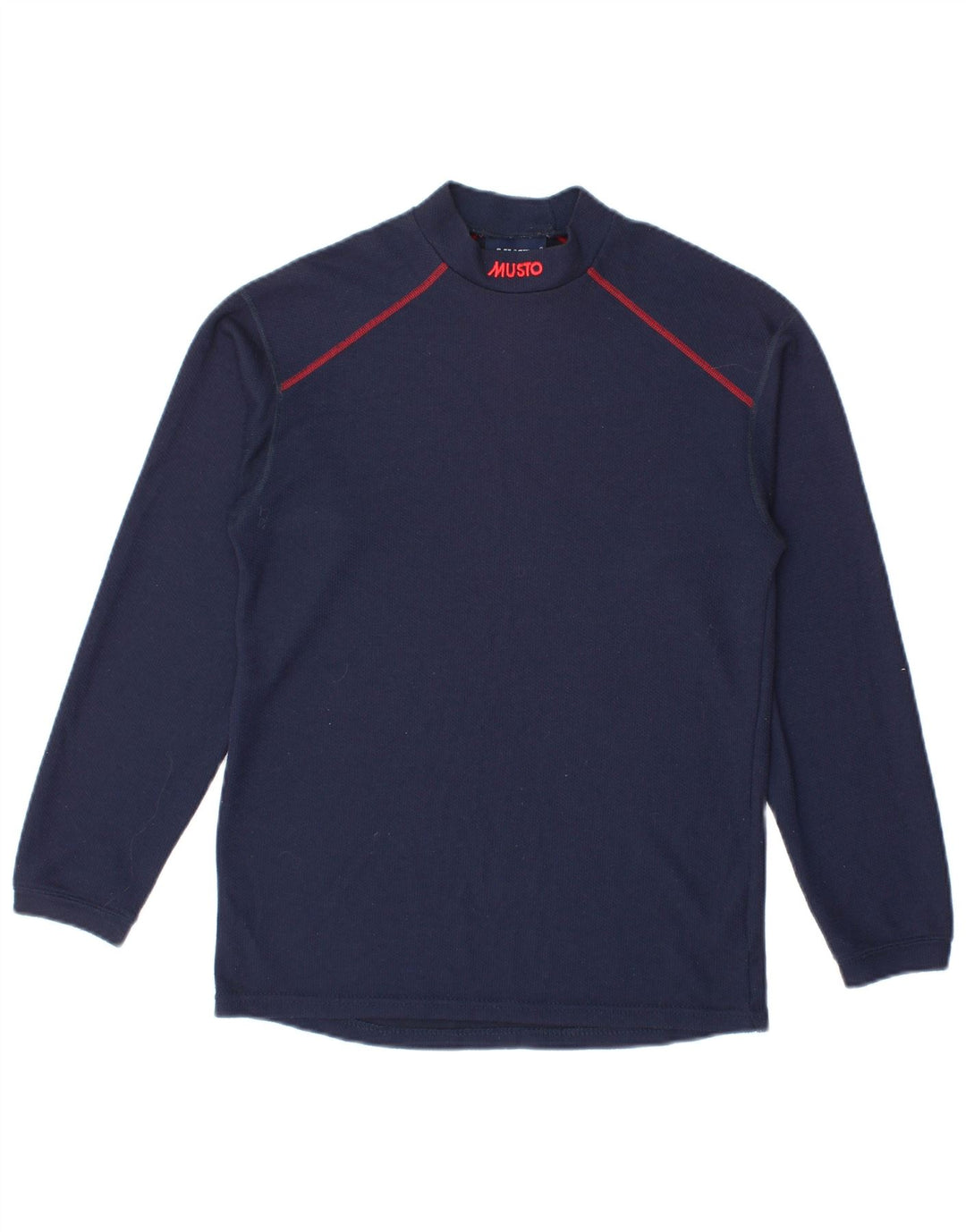 Musto Boys Top Long Sleeve 12-13 Years Large Navy Blue