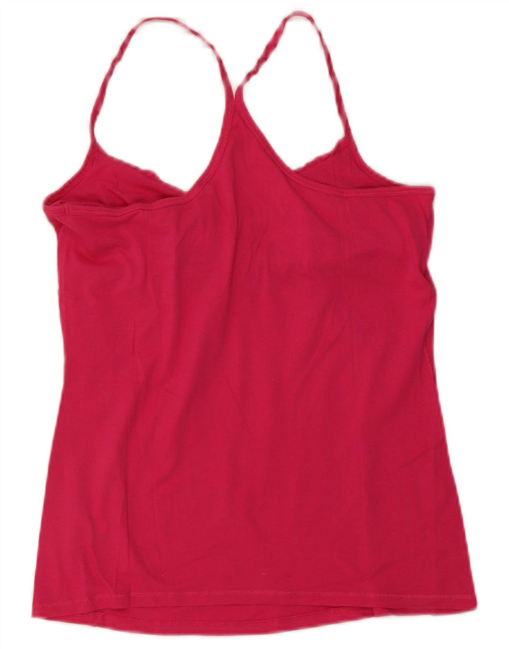 Gas Womens Cami Top UK 12 Medium Pink Cotton