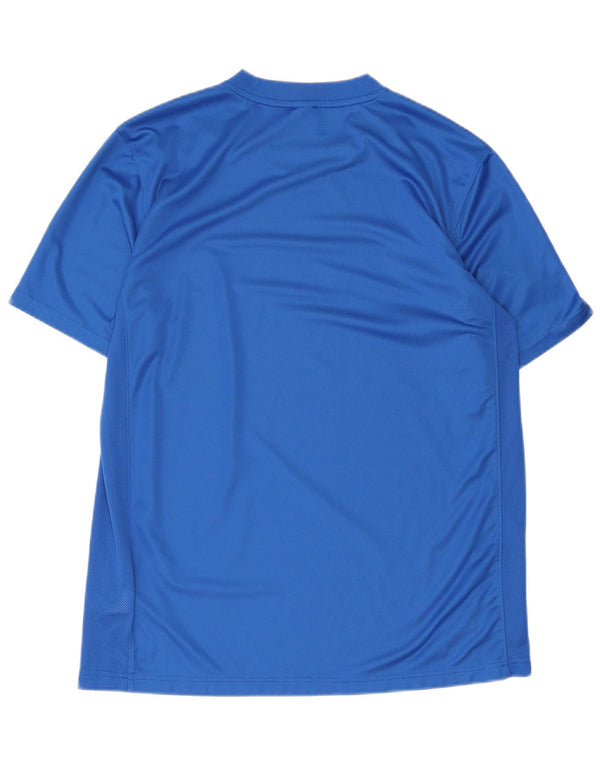Nike Mens Dri Fit T-Shirt Top Large Blue Polyester