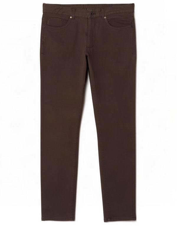 Zara Mens Skinny Casual Trousers EU 40 Medium W31 L30 Grey Cotton