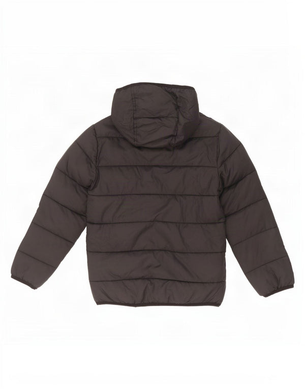 Under Armour Boys Hooded Padded Jacket 10-11 Years Black Polyamide