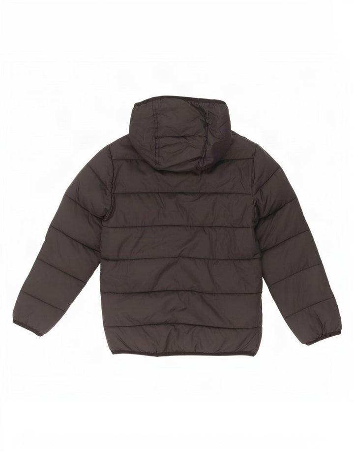 Under Armour Boys Hooded Padded Jacket 10-11 Years Black Polyamide