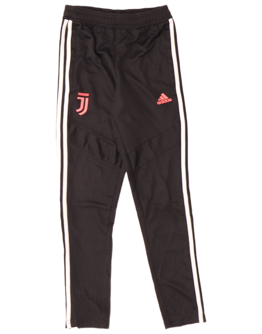 Adidas Girls Graphic Tracksuit Trousers 11-12 Years Black Polyester