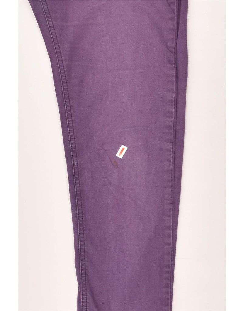 ROXY Girls Slim Casual Trousers 15-16 Years W30 L30 Purple Cotton | Vintage Roxy | Thrift | Second-Hand Roxy | Used Clothing | Messina Hembry 