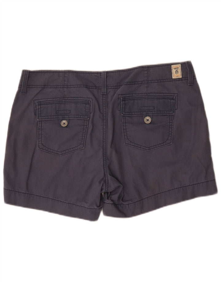 Levi's Womens Cargo Shorts US 12 Large W36 Blue Cotton