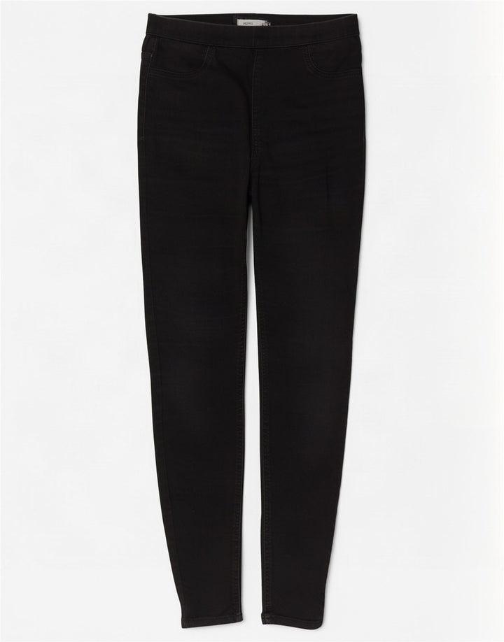 Marks & Spencer Womens Jegging Jeans UK 12 Medium W30 L29 Black Cotton