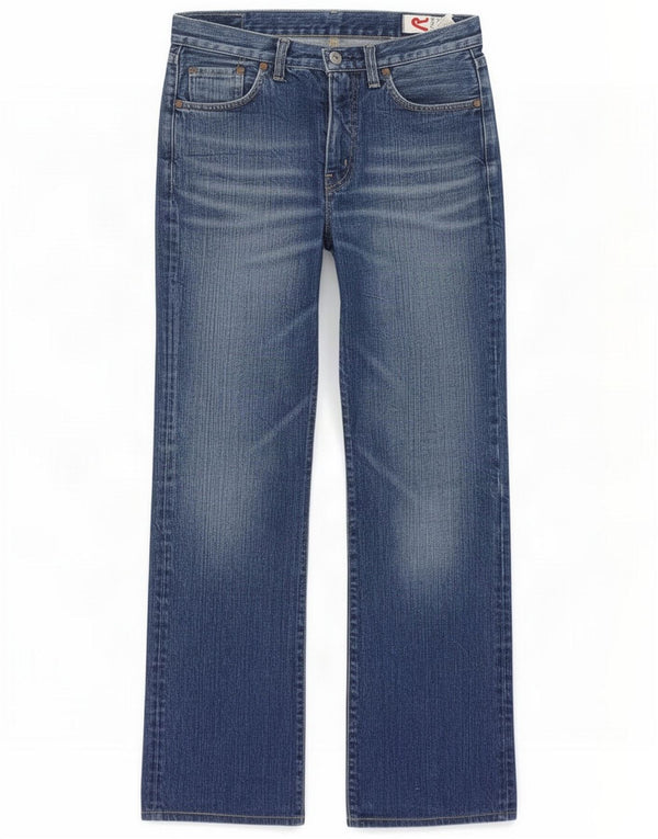 Replay Womens Bootcut Jeans W30 L31 Blue Cotton