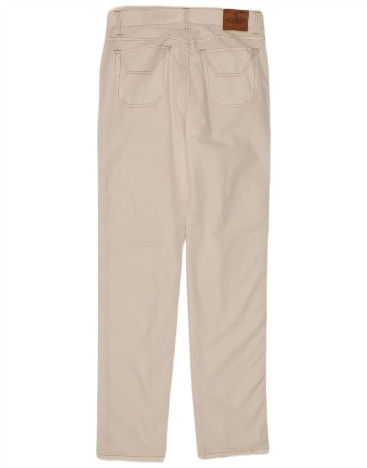 JECKERSON Womens Slim Jeans W31 L34 White Cotton