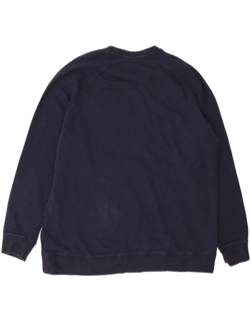 FILA Mens Sweatshirt Jumper 2XL Navy Blue Cotton Vintage Fila and Second-Hand Fila from Messina Hembry 