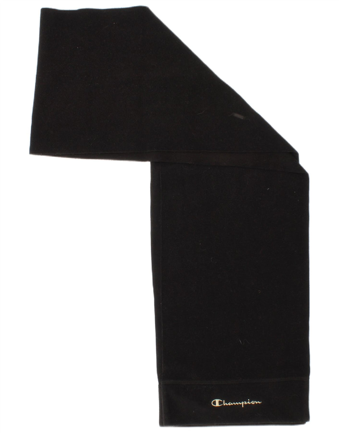 Champion Womens Fleece Rectangle Scarf One Size Black Polyester