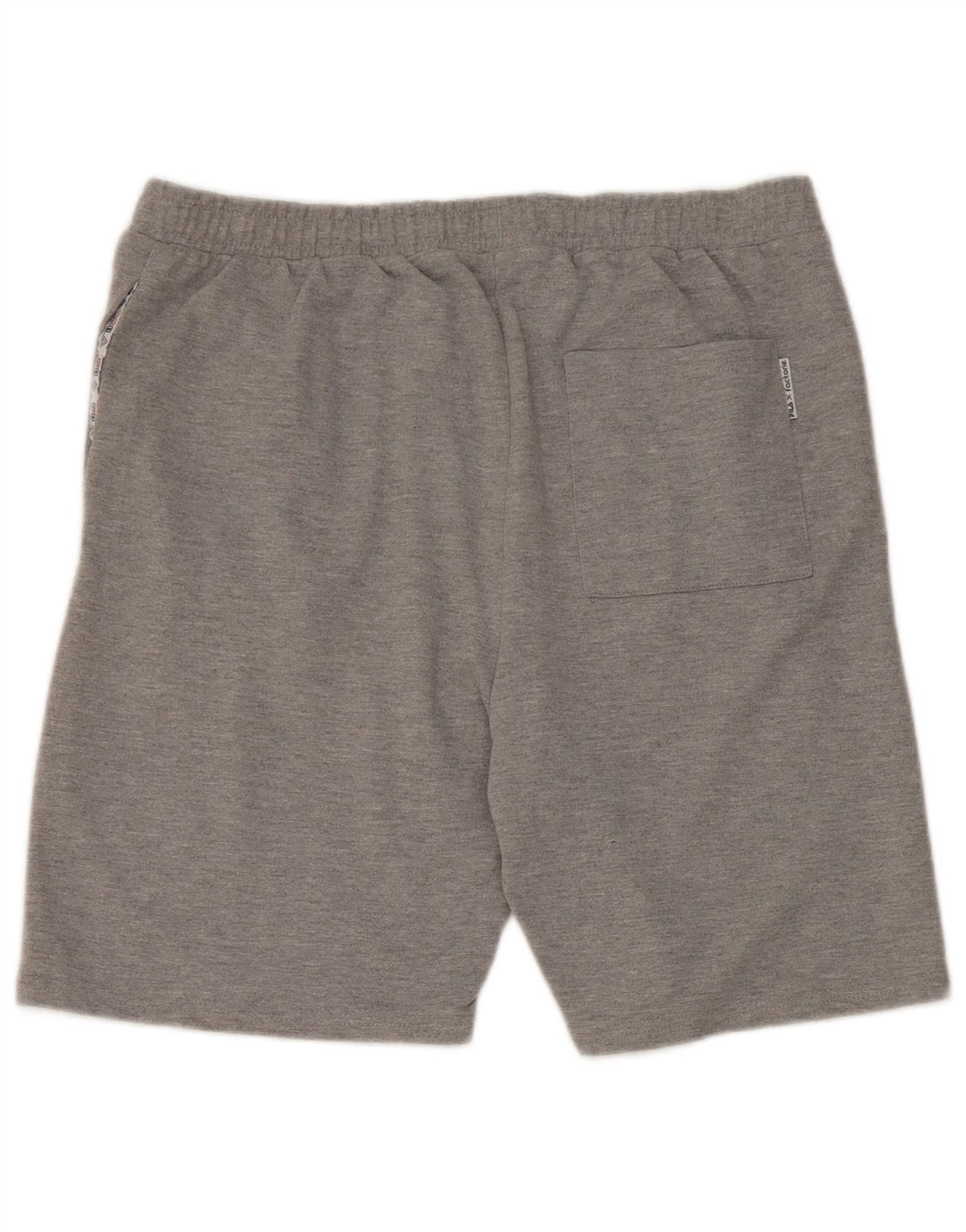 Fila Mens Graphic Sport Shorts Large Grey Cotton