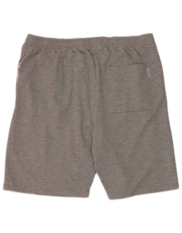 Fila Mens Graphic Sport Shorts Large Grey Cotton