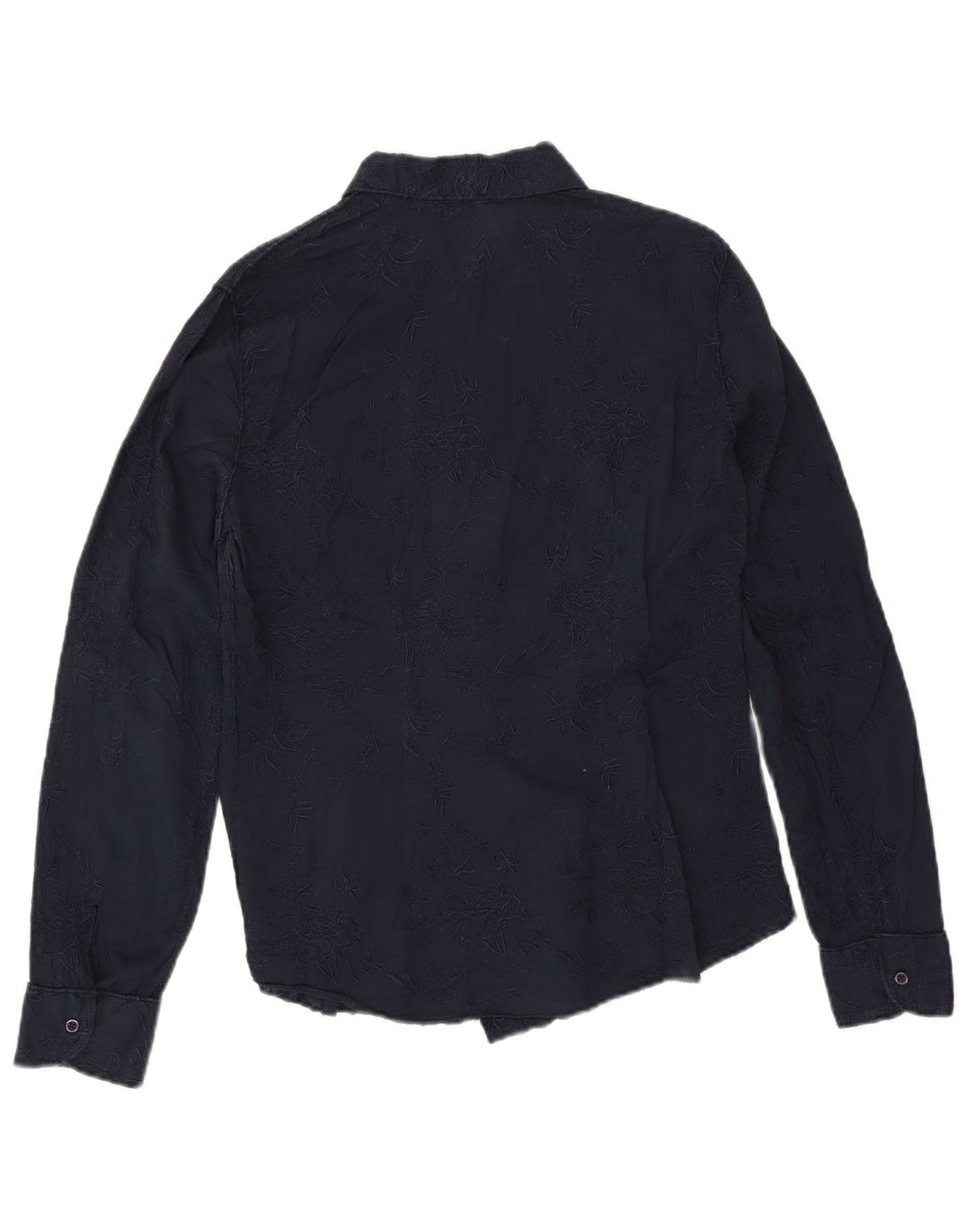 Marlboro Classics Womens Shirt EU 44 XL Navy Blue Floral