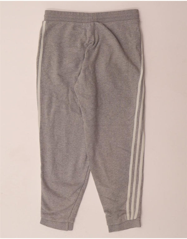 ADIDAS Mens Tracksuit Trousers Joggers Medium  Grey Cotton