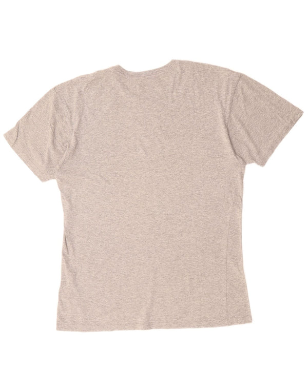 VANS Mens Classic Fit Graphic T-Shirt Top Large Grey Cotton