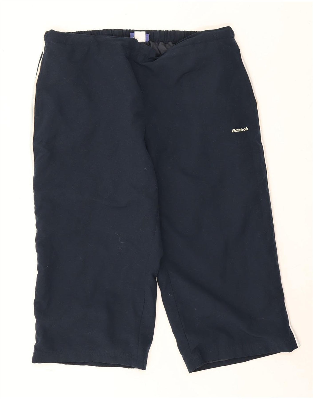 Reebok Womens Bermuda Sport Shorts UK 20 2XL Navy Blue Polyester