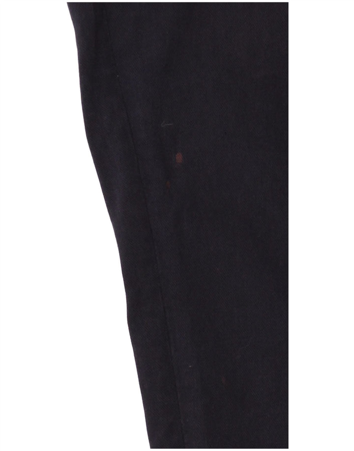 DOCKERS Mens Straight Chino Trousers W34 L27 Navy Blue Cotton