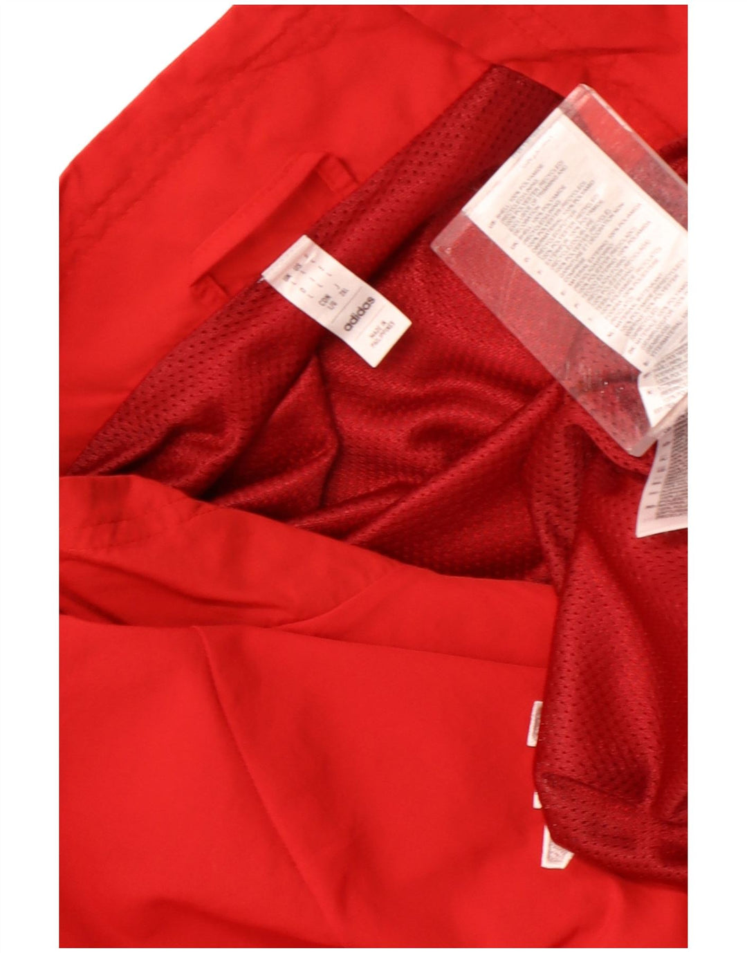 Adidas Mens Italia Tracksuit Top Jacket Large Red Polyamide