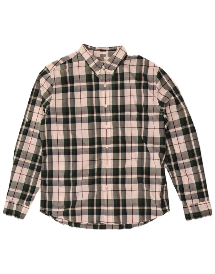 Levi's Mens Stretch Shirt Large Multicoloured Check Cotton
