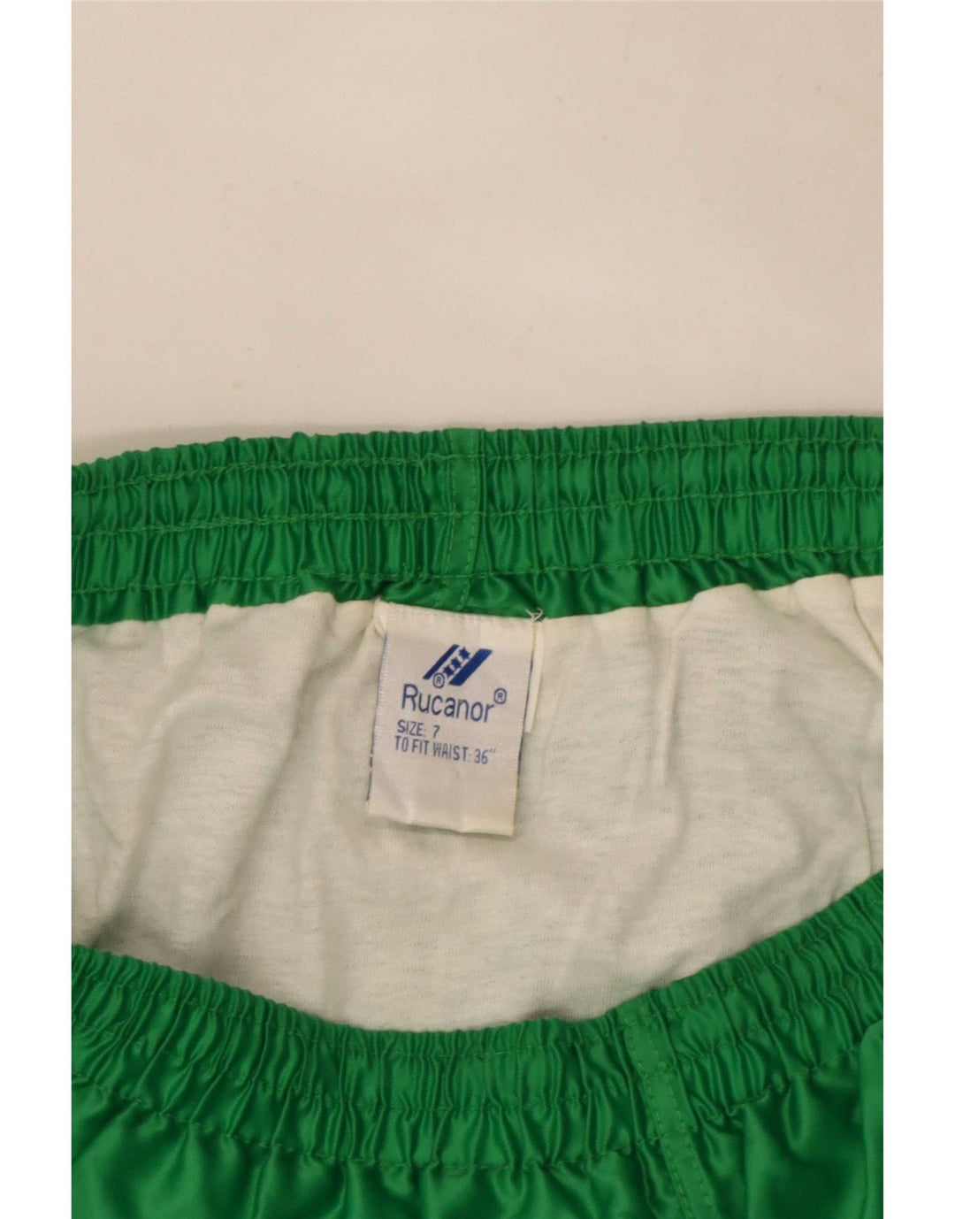 Rucanor Mens Sport Shorts Large Green Polyester