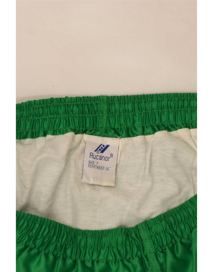 Rucanor Mens Sport Shorts Large Green Polyester