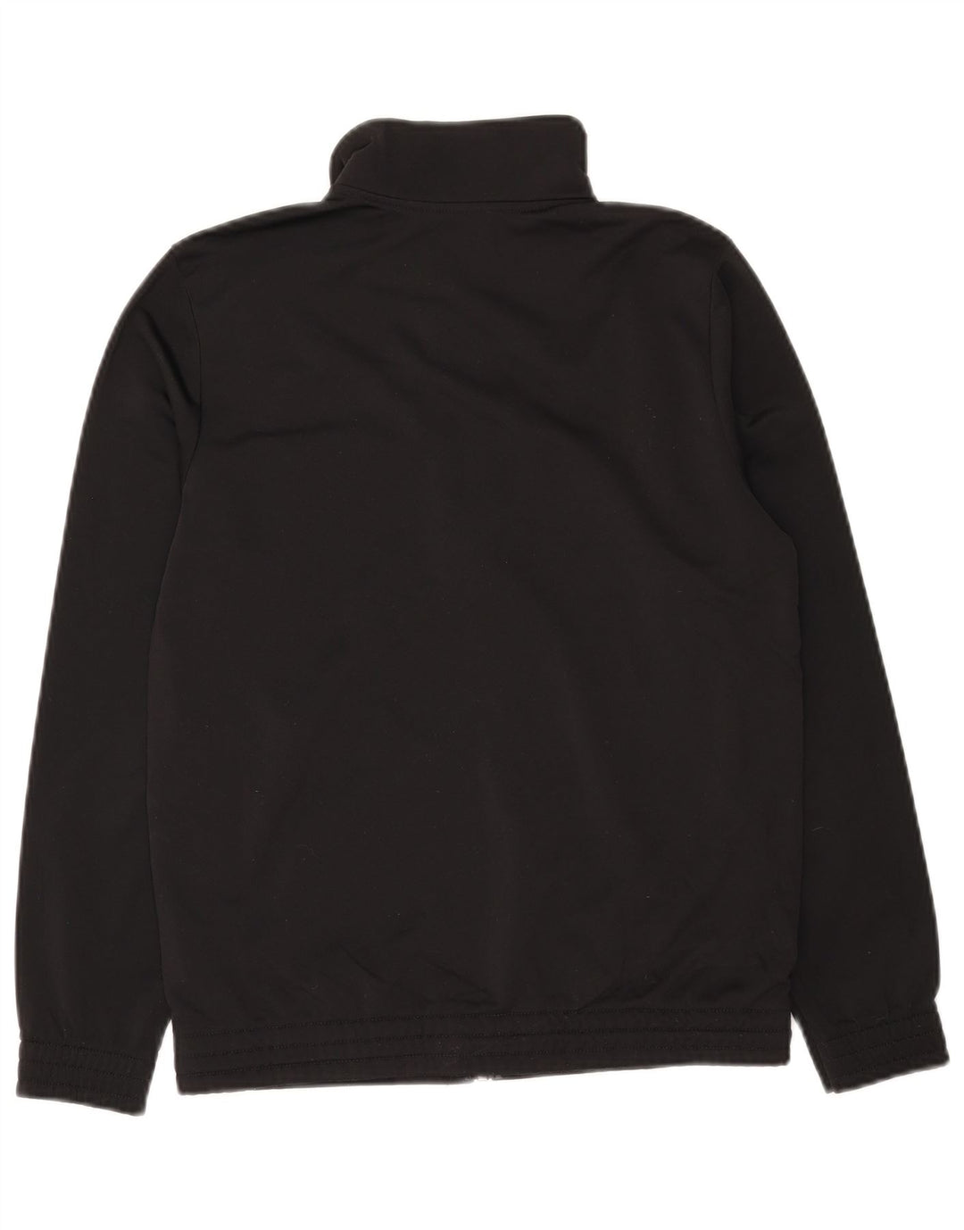 Adidas Boys Graphic Tracksuit Top Jacket 12-13 Years Black Colourblock