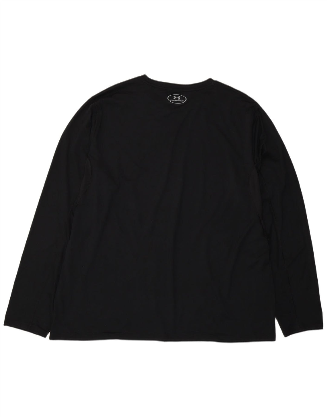 Under Armour Mens Heat Gear Top Long Sleeve 3XL Black Polyester