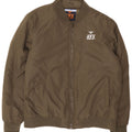 Avirex Mens Bomber Jacket UK 42 XL Khaki Polyester